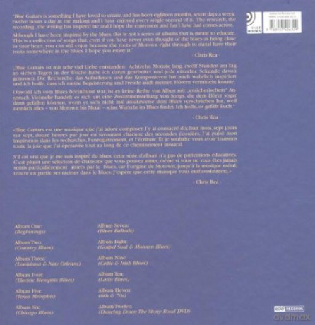 Chris Rea: Ear Books Blue Guitars [11CD]+[DVD]