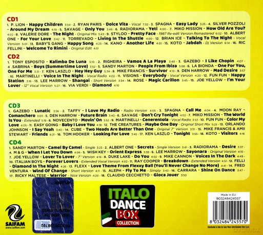 Compilation: Italo Dance Box Collection [4CD]