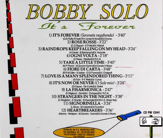 Bobby Solo: It's Forever [CD]