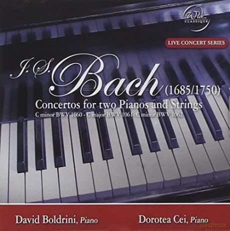 Davide Boldrini: J. S. Bach Conc. For 2 Pia [CD]