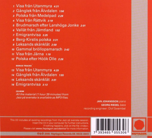 Jan Johansson: Jazz Pa Svenska [CD]