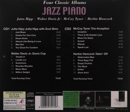 Jazz Piano - Four Classic Albums [2CD]