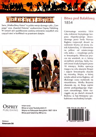 Wielkie Bitwy Historii 48: Bitwa pod Bałakławą 1854 r. [książka]+[DVD]