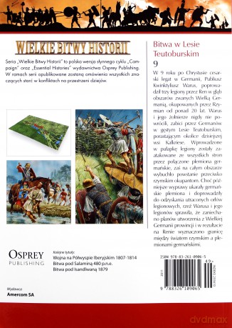 Wielkie Bitwy Historii 49: Bitwa w Lesie Teutoburskim 9 r. [KSIĄŻKA]+[DVD]