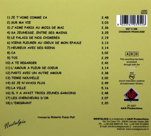 Charles Aznavour: Je T'Aime Comme Ca [CD]