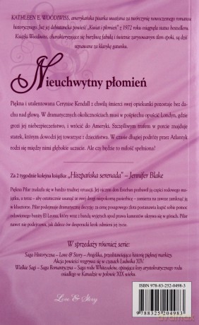 Romans historyczny 69: Nieuchwytny płomień - Kathleen E.Woodiwiss [książka]