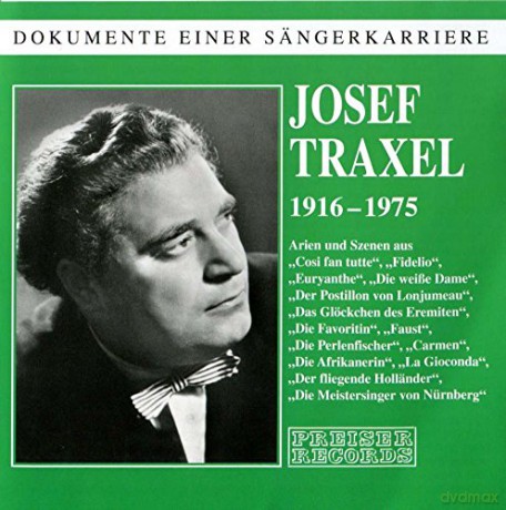 Josef Traxel Sings Arias [CD]