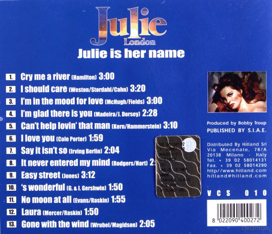 Julie London: Julie Is Her Name [CD]