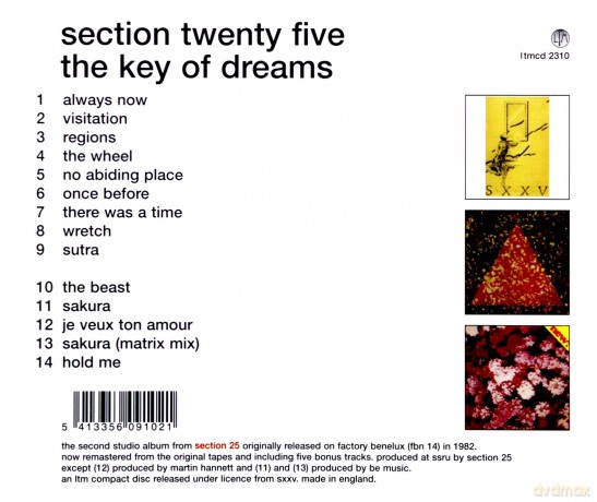 Section 25: Key Of Dreams [CD]