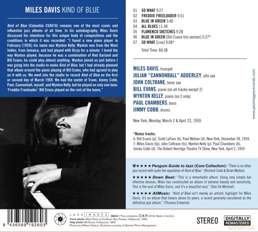 Davis Miles: Kind Of Blue [CD]