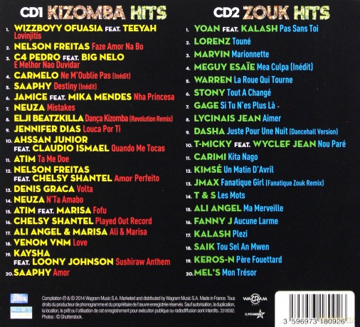 Kizomba Zouk Hits [2CD]