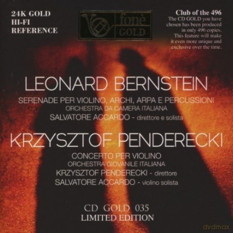 Leonard Bernstein: Krzysztof Penderecki (24 K Gold) [CD]