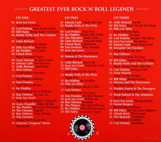 Greatest Ever Rock N Roll Legends [3CD]