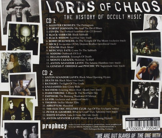 Lords Of Chaos - History Of Occult Music [2CD]