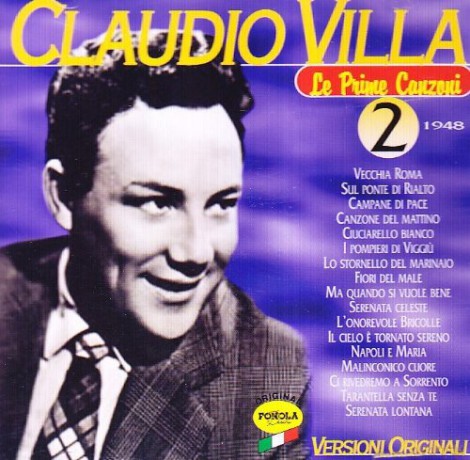 Claudio Villa: La Prime Canzoni vol. 2 [CD]