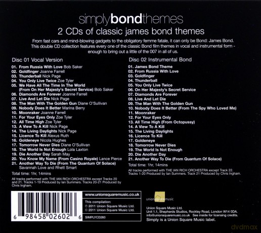 Simply Bond Themes [2CD]