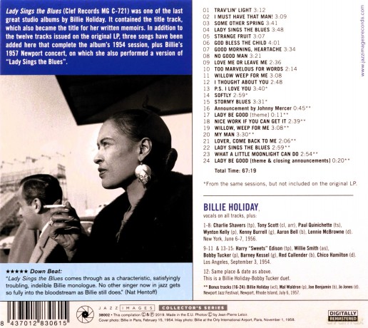 Billie Holiday: Lady Sings The Blues [CD]