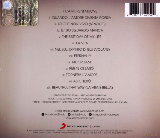 Il Volo: l'amore Si Muove [CD]