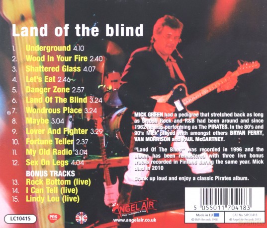 Pirates: Land of the Blind [CD]