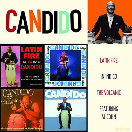 Candido: Latin Fire + in Indigo + Volcanic + Featuring Al Cohn [2CD]