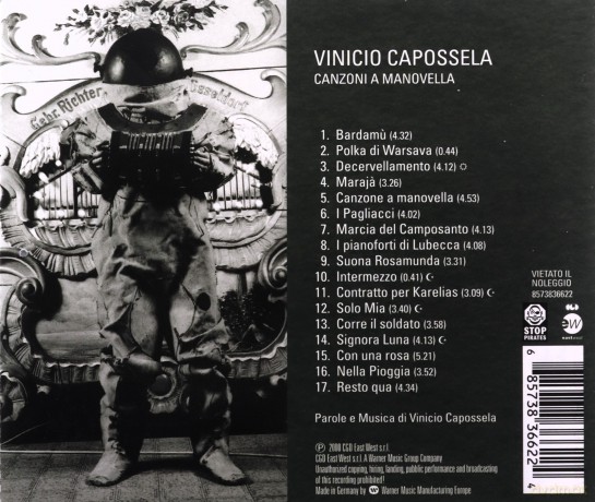 Vinicio Capossela: Le Canzoni a Manovella [CD]