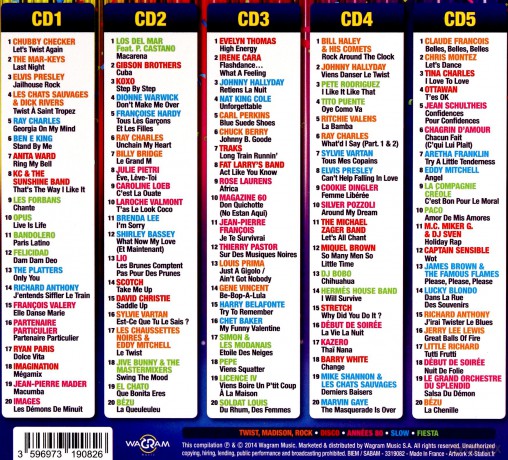 Le Disque D'or De La Fete [5CD]
