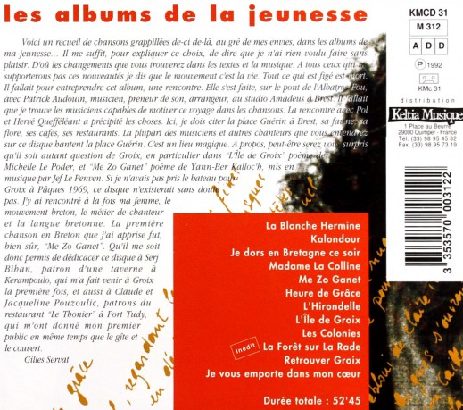 Gilles Servat: Les Albums De La Jeunesse [CD]