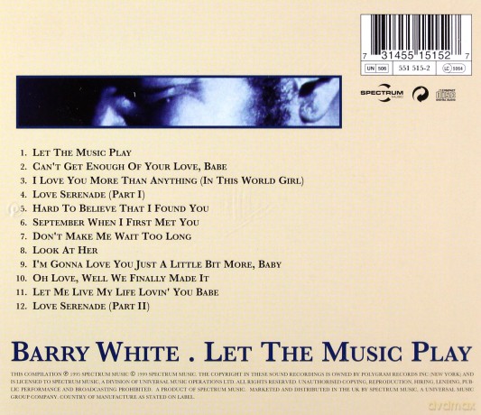 Barry White: Let the Music Play [CD]