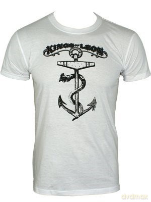 Kings Of Leon: Anchor, White (M) [T-SHIRT]