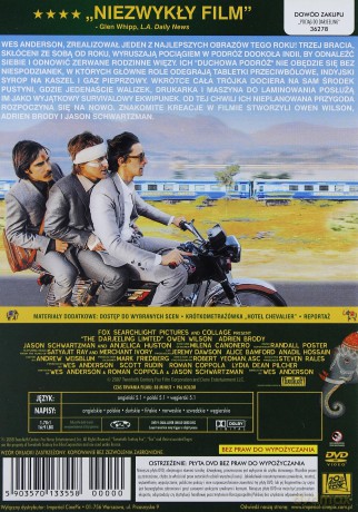 Pociąg do Darjeeling [DVD]