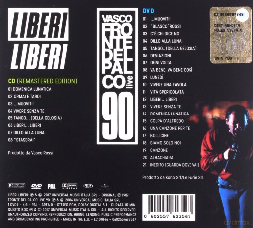 Vasco Rossi: Liberi Liberi: Special Edition [2CD]