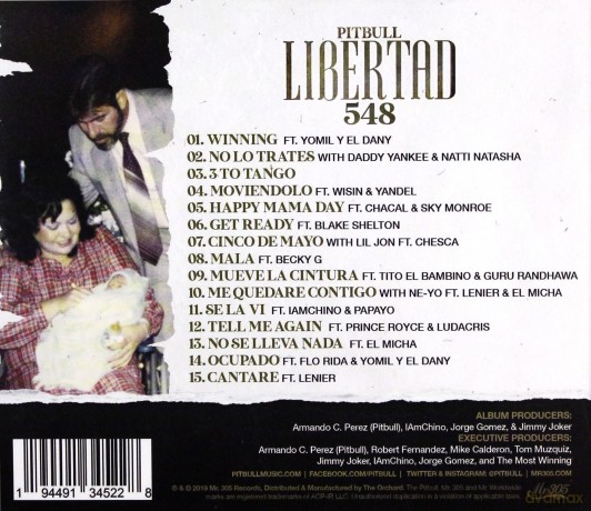Pitbull: Libertad 548 [CD]