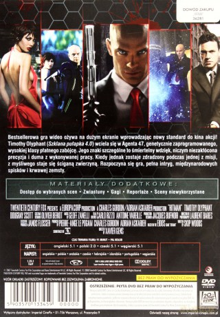 Hitman wersja nieocenzurowana [DVD]