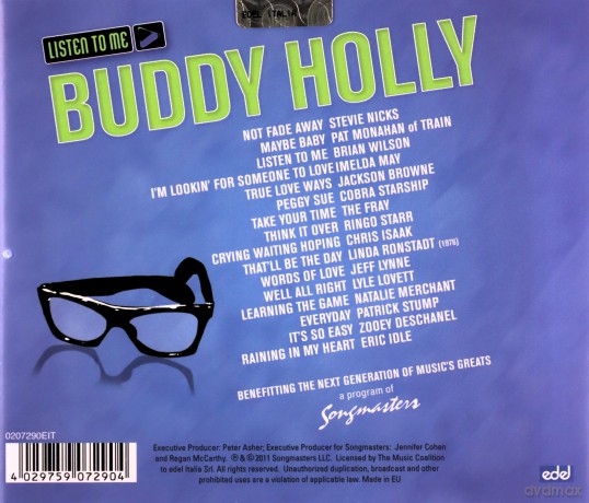 Listen to Me-Budy Holly [CD]