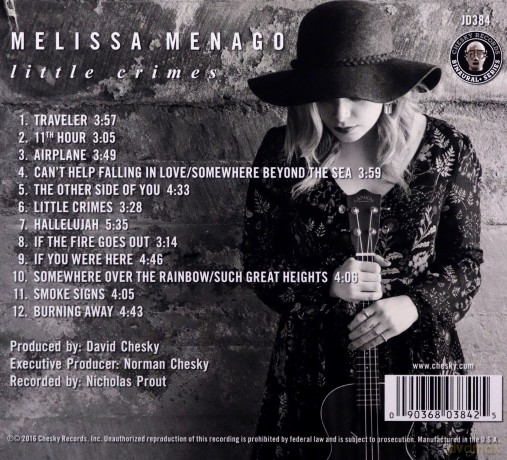 Melissa Menago: Little Crimes [CD]