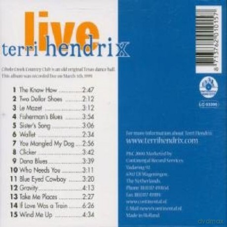 Terri Hendrix: Live [CD]