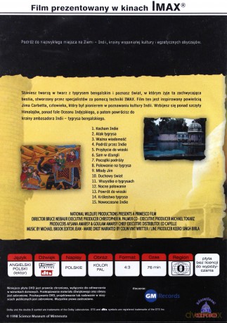 Imax - Indie: królestwo tygrysa [DVD]