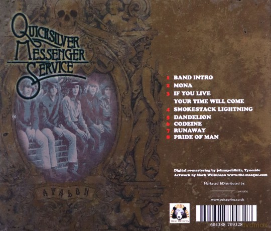 Quicksilver Messenger Service: Live At Avalon 28 Oc. 1966 [CD]