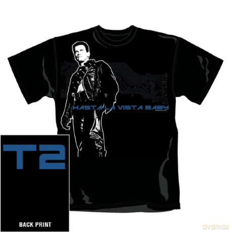 Terminator 2: Hasta La Vista, Black (XL) [T-SHIRT]