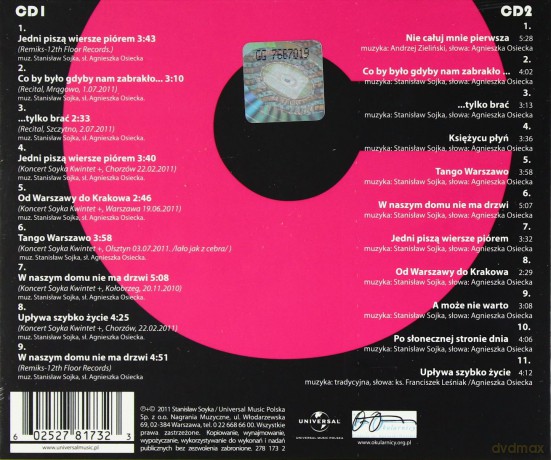 Stanisław Soyka: Tylko Brać. Osiecka znana i nieznana. Rok później (digipack) [2CD]
