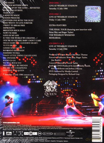 Queen: Live At Wembley Stadium (digipack) [2DVD]+[2CD]