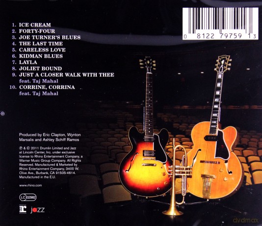 Wynton Marsalis and Eric Clapton: Play The Blues Live From Jazz At Lincoln Center [CD]