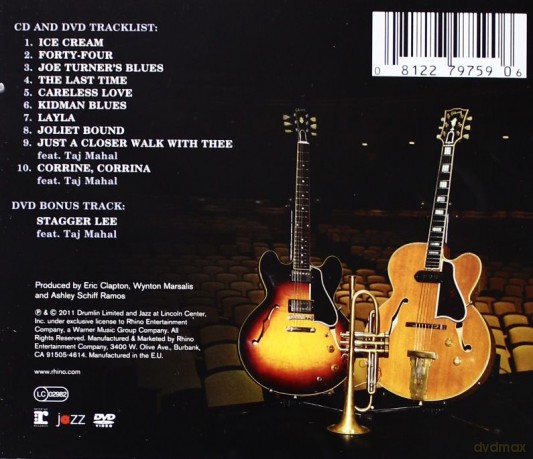 Wynton Marsalis and Eric Clapton: Play The Blues Live From Jazz At Lincoln Center [CD]+[DVD]