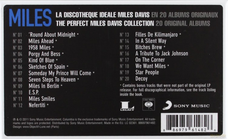 Miles Davis: The Perfect Miles Davis Collection [20CD]
