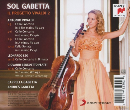 Sol Gabetta: Il Progetto Vivaldi 2 [CD]