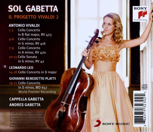 Sol Gabetta: Il Progetto Vivaldi 2 [CD]