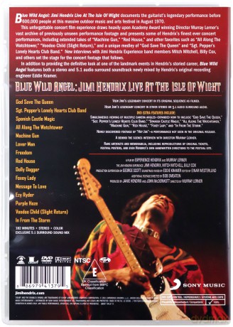 Jimi Hendrix: Blue Wild Angel: Jimi Hendrix At The Isle Of Wight [DVD]