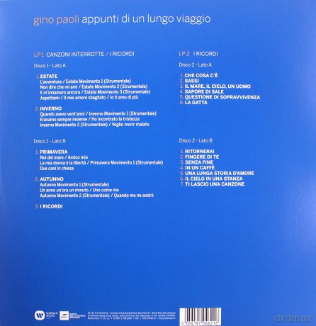 Gino Paoli: Appunti Di Un Lungo Viaggio [2xWinyl]