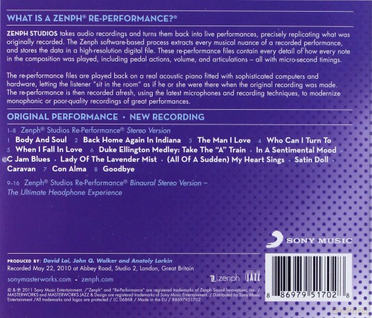 Oscar Peterson: Oscar Peterson: Unmistakable - Zenph Re-performance [CD]