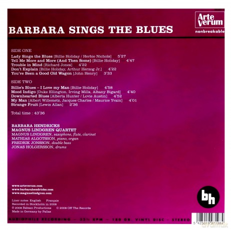 Barbara Hendricks: Barbara'sings the Blues [2xWinyl]